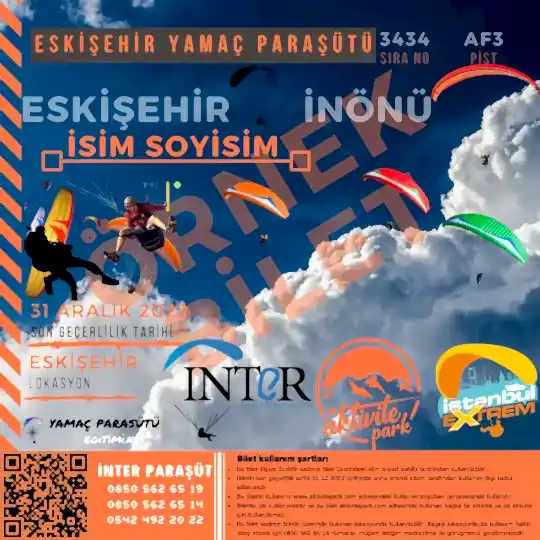 Eskişehir Yamaç Paraşütü