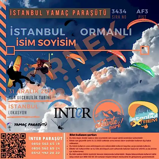 İstanbul Yamaç Paraşütü